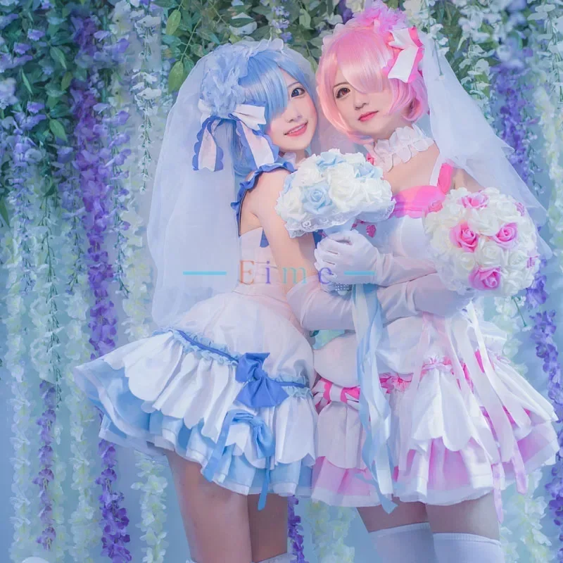 Anime Cosplay Rem - Anime Re:Zero - Życie w innym
