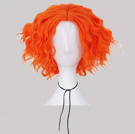 Anime Cosplay Orange Hair - Peruki do cosplayu Szalony Kapelusznik Krótka