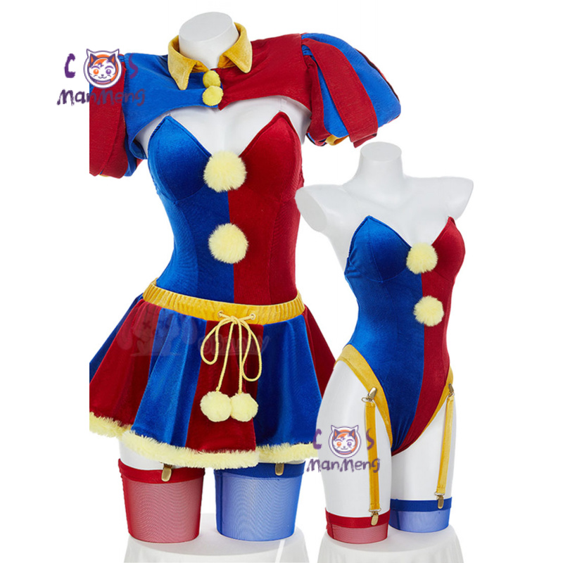 Anime Cosplay Outfit Girl - Anime Niesamowity Joker Dziewczyna Cyfrowy Cyrk