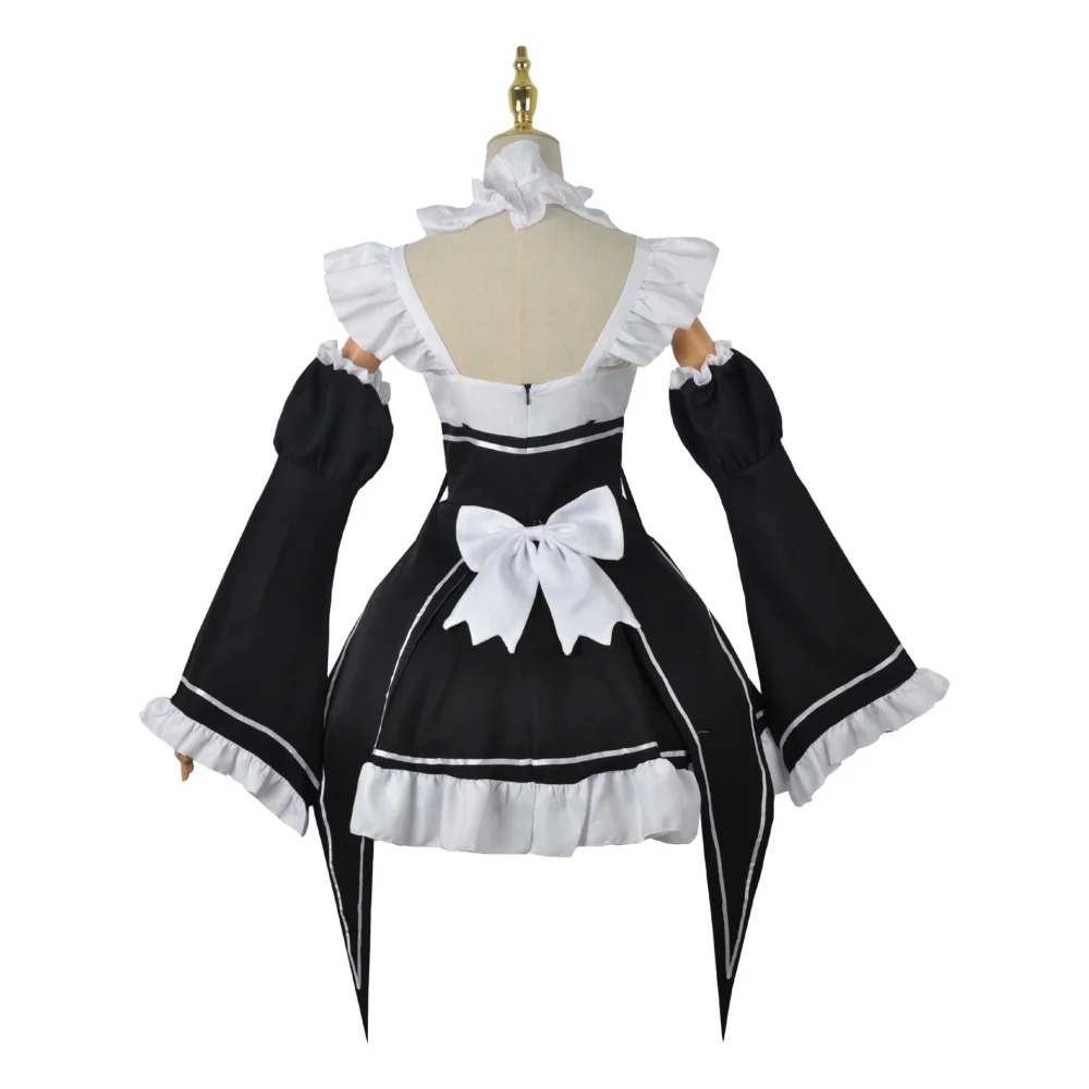 Anime Cosplay Rem - Anime Ram Rem Strój pokojówki Cosplay