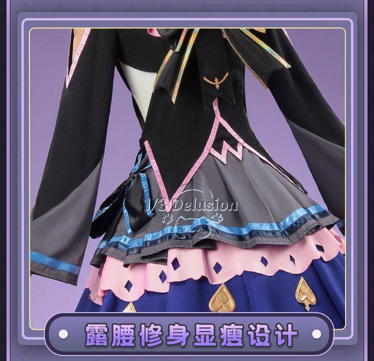 Anime Cosplay Girl Costume - Arcaea Tairitsu Initial Conflict Lolita Strój