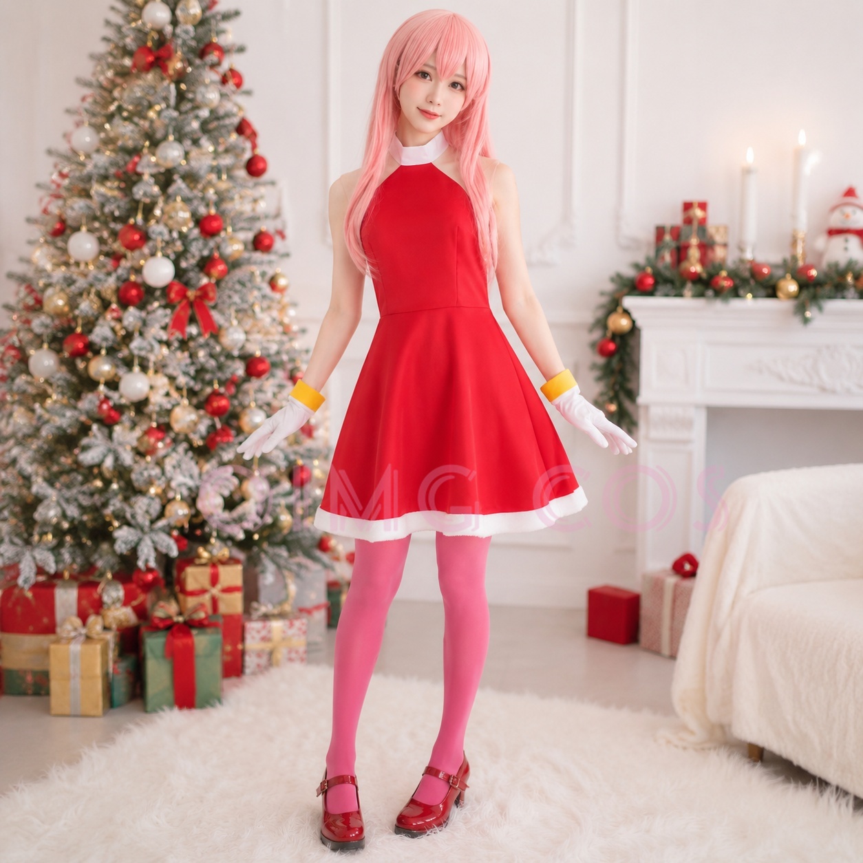 Anime Cosplay Girl Costume - Kostium Cosplay Amy Rose dla dorosłych,