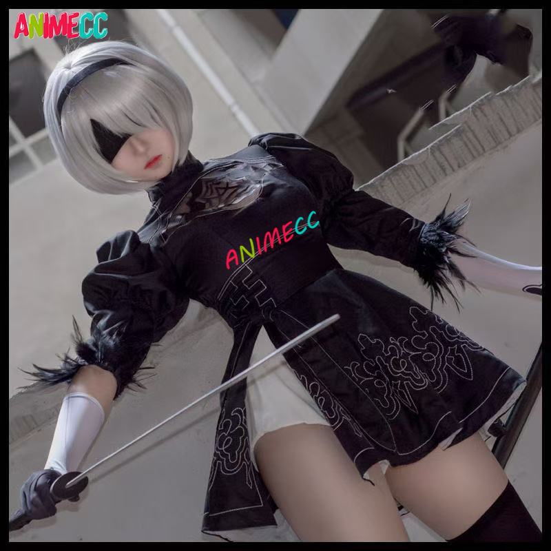 Anime Cosplay Eyes - ANIMECC Dostępne Rozmiary S-3XL 2B NieR