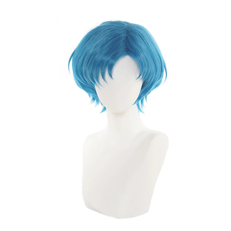 Anime Cosplay Blue Hair - Peruka Cosplay Sailor Mercury Mizuno Ami