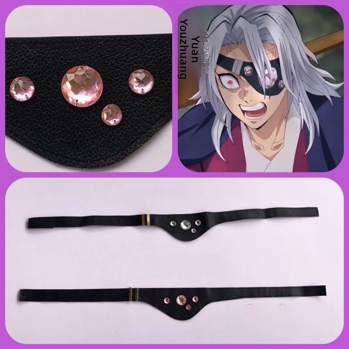 Anime Cosplay Eyes - Rekwizyty do cosplayu Tengena Uzui z