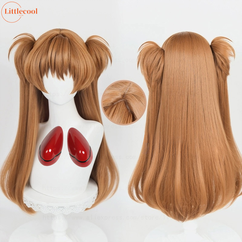 Anime Cosplay Orange Hair - Wysokiej jakości peruka cosplay Asuka Langley