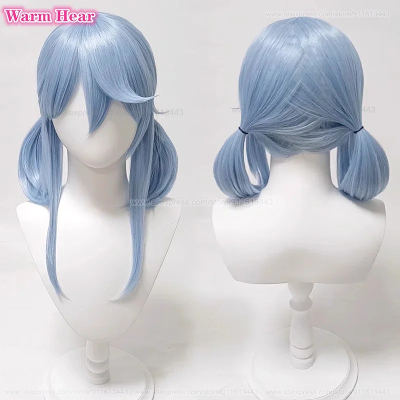 Anime Cosplay Blue Hair - f,5.g'6\j/8,Nowość: syntetyczna peruka Amau Ako o
