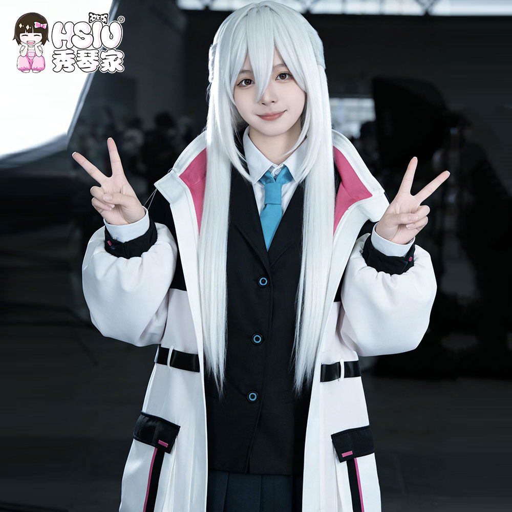 Anime Cosplay Blue Hair - Blue Archive Kei Cosplay Kostium Peruka