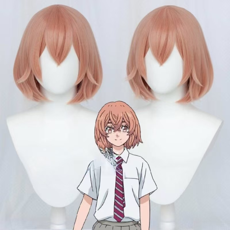 Anime Cosplay Orange Hair - Peruka cosplayowa Tokyo Revengers Tachibana Hinata,