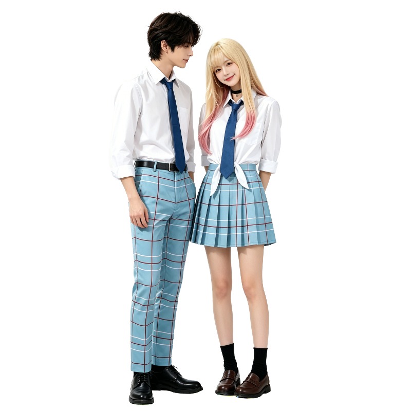 Anime Cosplay For Couples - Anime Morin Kitagowa JK DK Strój