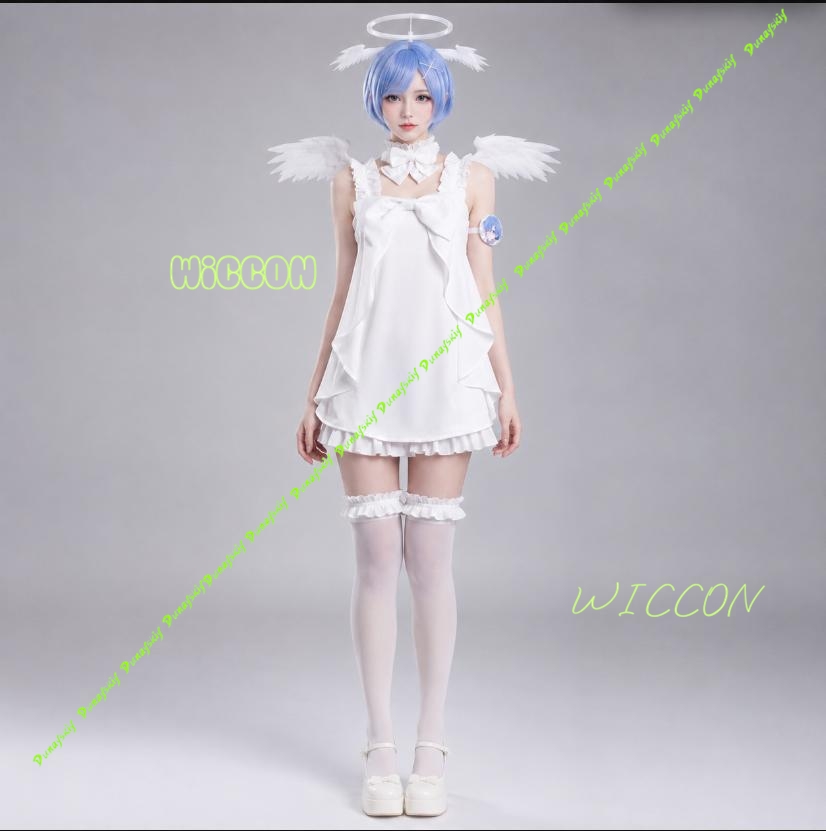 Anime Cosplay Rem - Strój Cosplay Postaci z Re:Zero -
