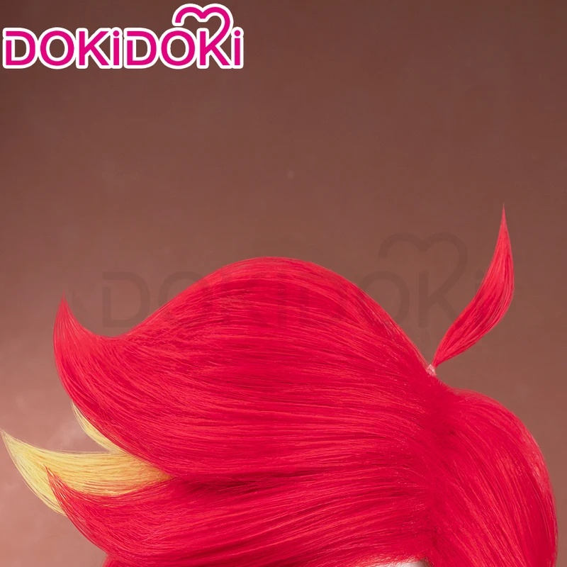 Anime Cosplay Red Hair - 3,v;5'h\8/DOSTĘPNA W MAGAZYNIE Peruka Anime DokiDoki
