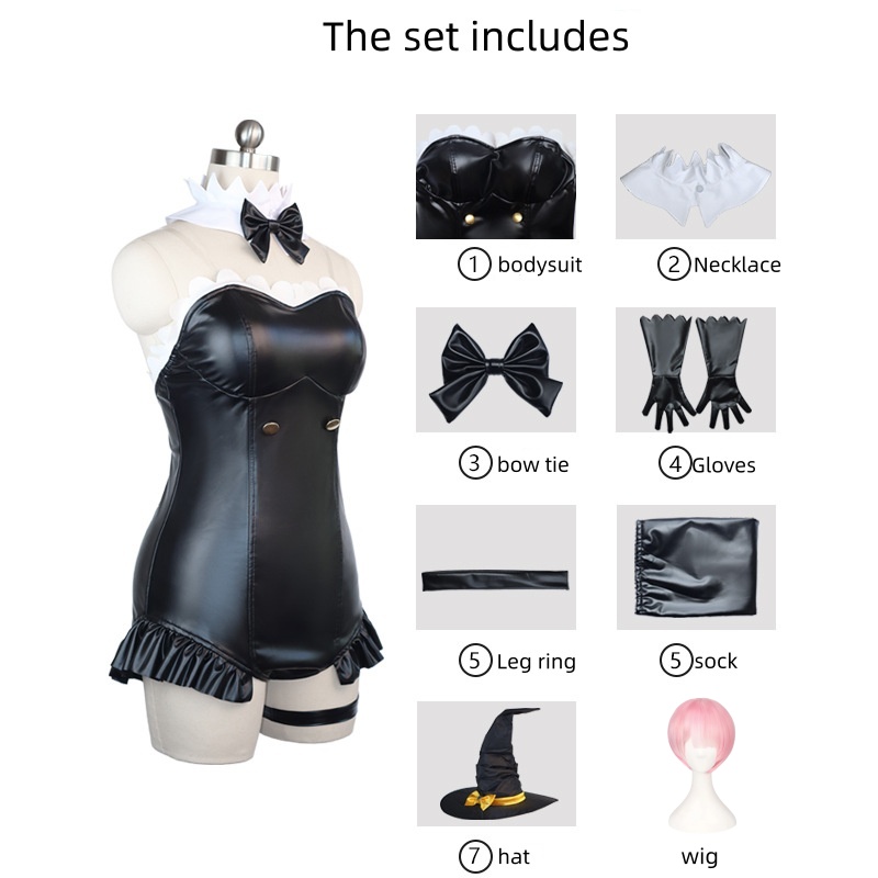 Kostium Cosplay Re:Zero Rem, M – Anime Cosplay Rem recenzja i cena