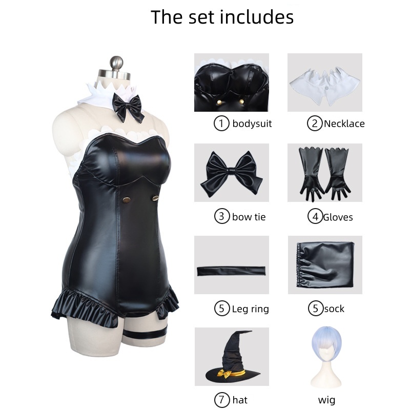 Kostium Cosplay Re:Zero Rem, M – Anime Cosplay Rem recenzja i cena