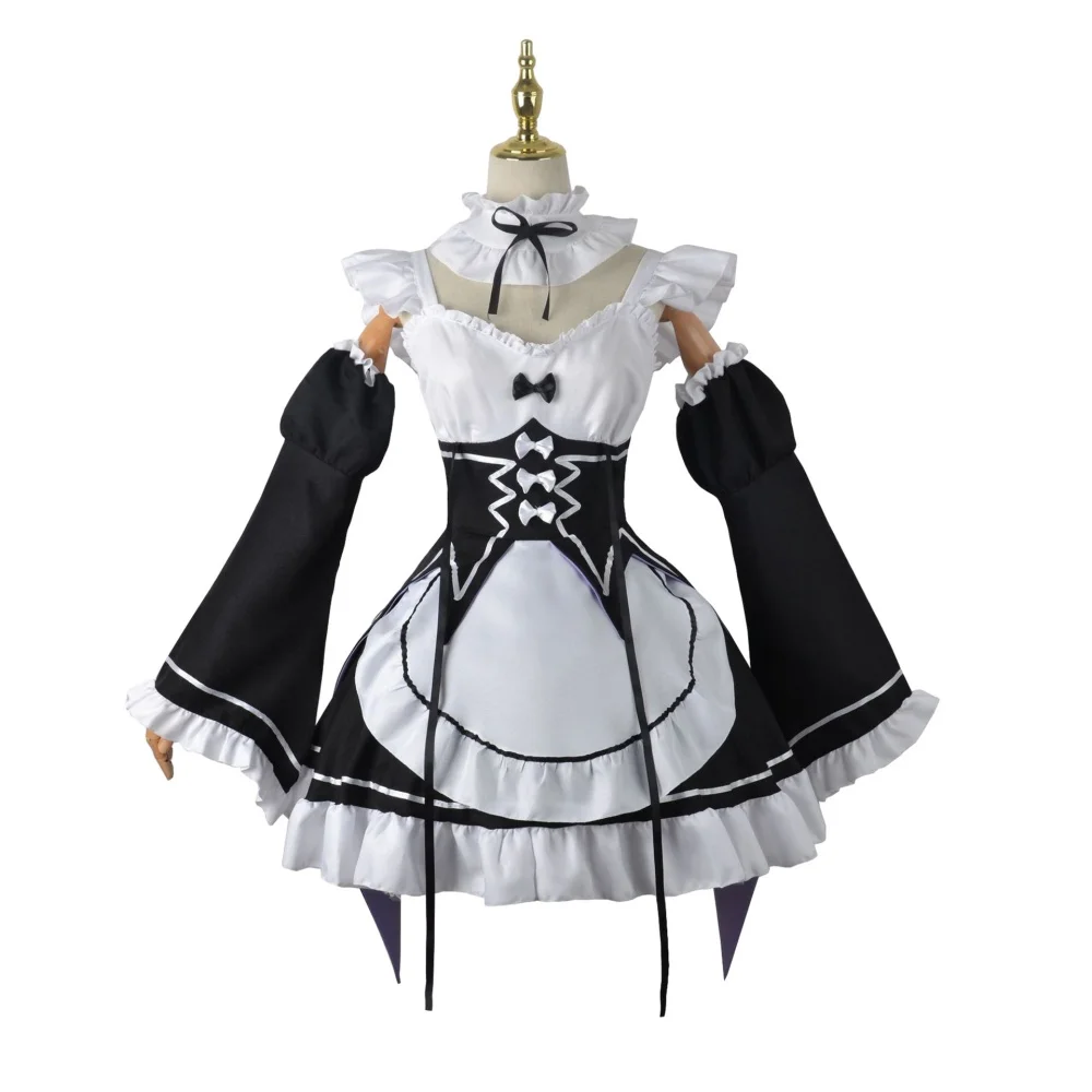 Anime Ram Rem Strój pokojówki  – Anime Cosplay Rem recenzja i cena