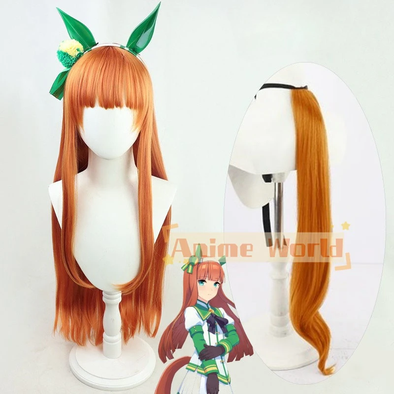 Peruka do cosplay Anime Uma Mu – Anime Cosplay Orange Hair recenzja i cena