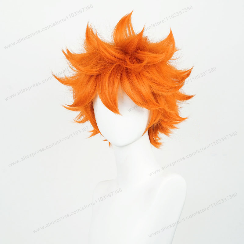 Hinata Shoyo peruka do cosplay – Anime Cosplay Orange Hair recenzja i cena
