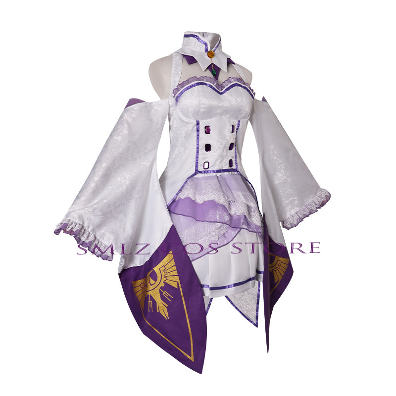 Emilia Cosplay Anime Re:Zero K – Anime Cosplay Girl Costume recenzja i cena