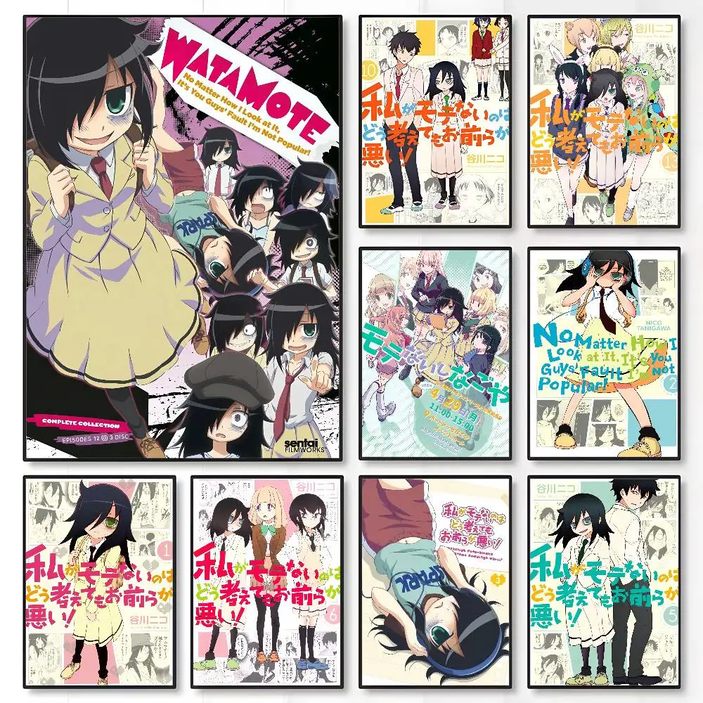 Anime W-Watamote Kuroki Tomoko – Anime Cosplay Wallpaper recenzja i cena