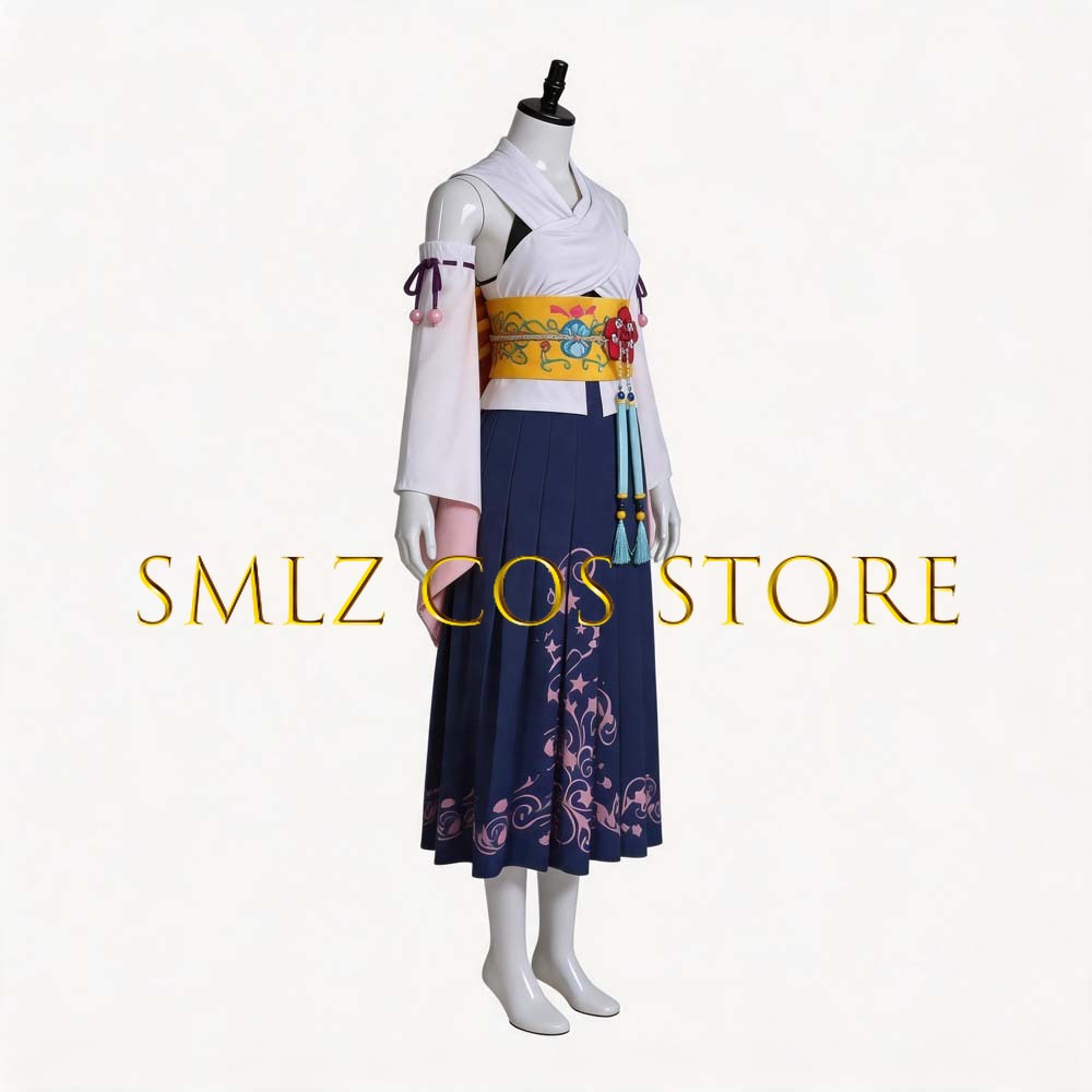 Smlz FFX Yuna Cosplay Anime FF – Anime Cosplay Girl Costume recenzja i cena