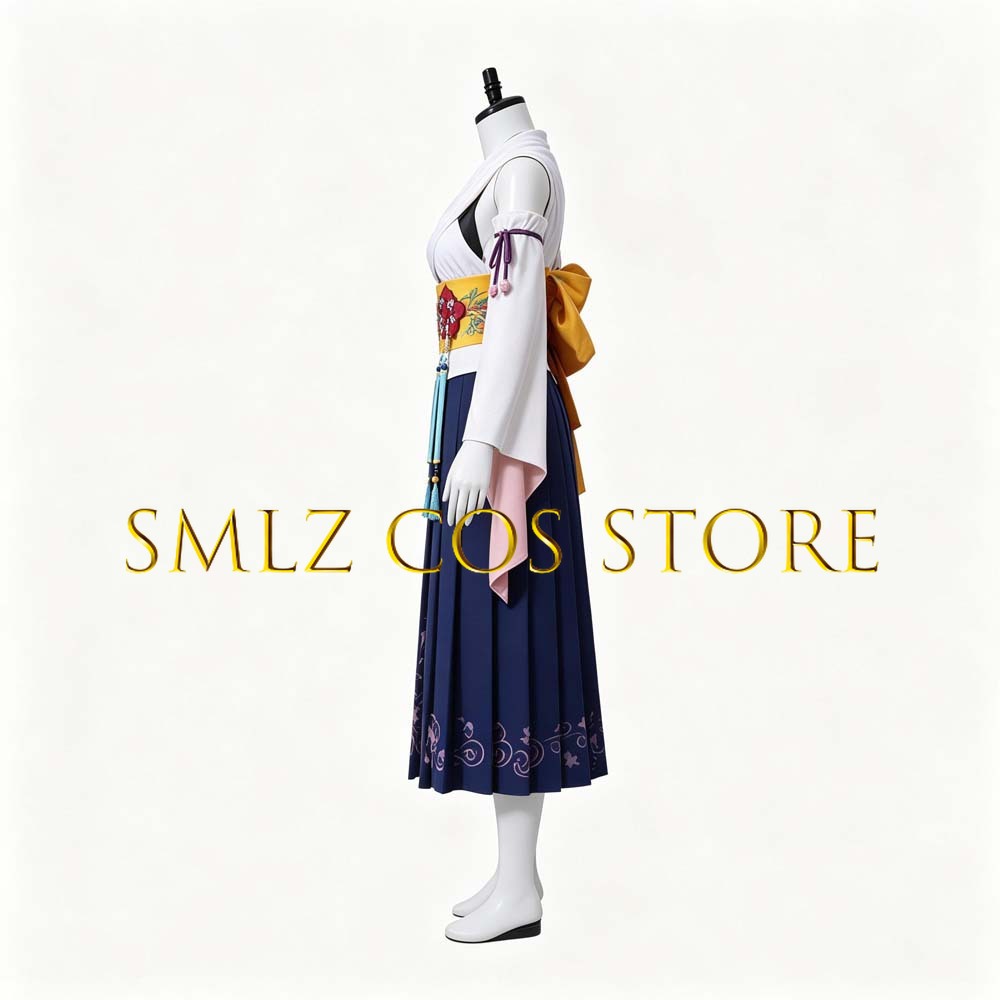Smlz FFX Yuna Cosplay Anime FF – Anime Cosplay Girl Costume recenzja i cena