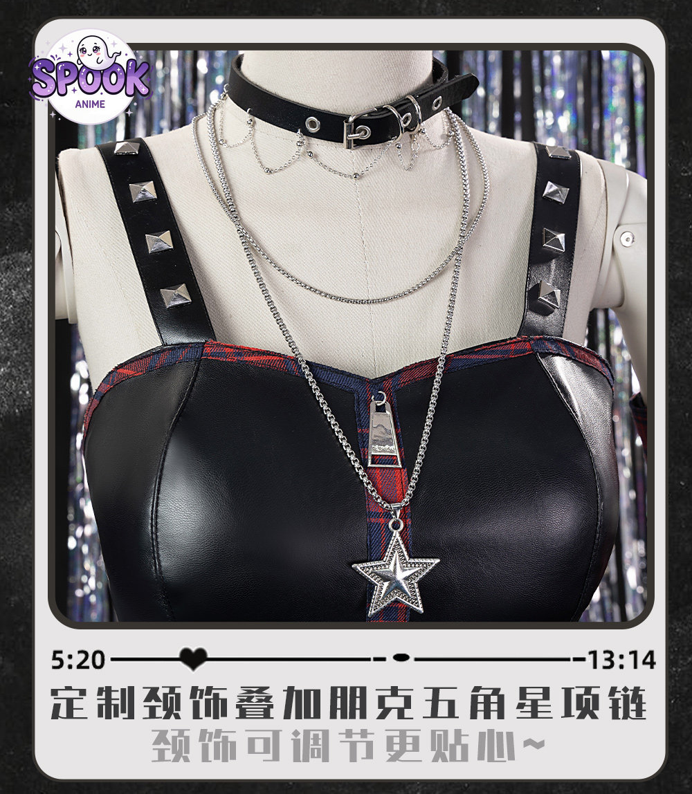 Strój sceniczny w kratę Haraju – Anime Cosplay Outfit Girl recenzja i cena