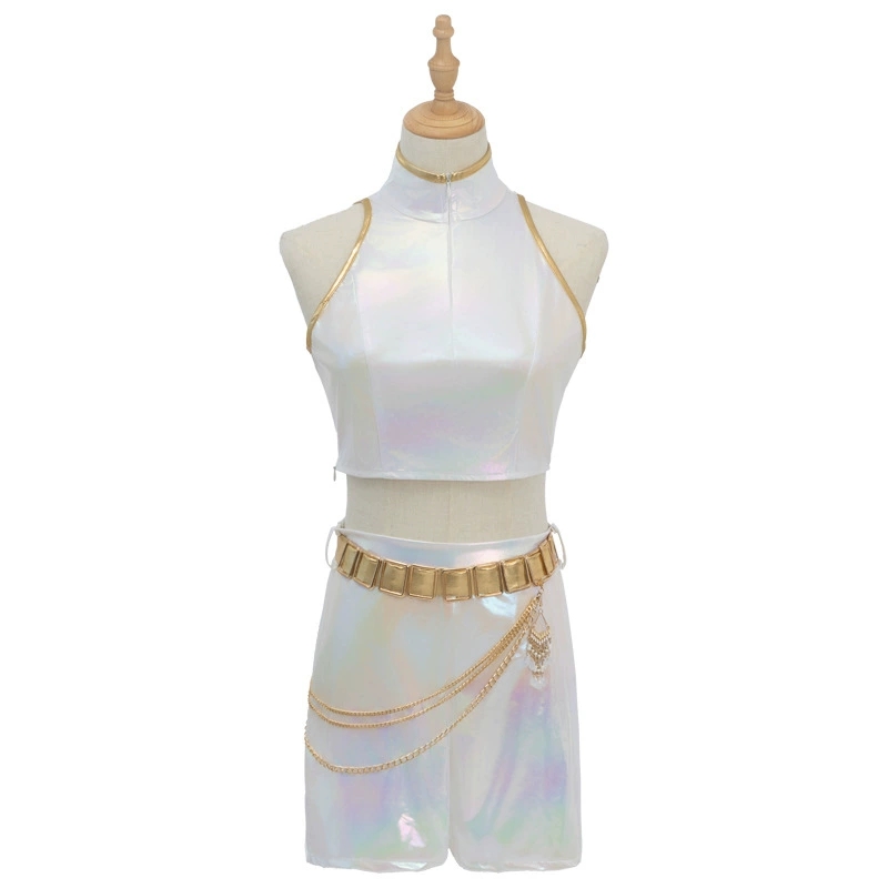 Strój Cosplay Skóra PU Biały S – Anime Cosplay Outfit Girl recenzja i cena
