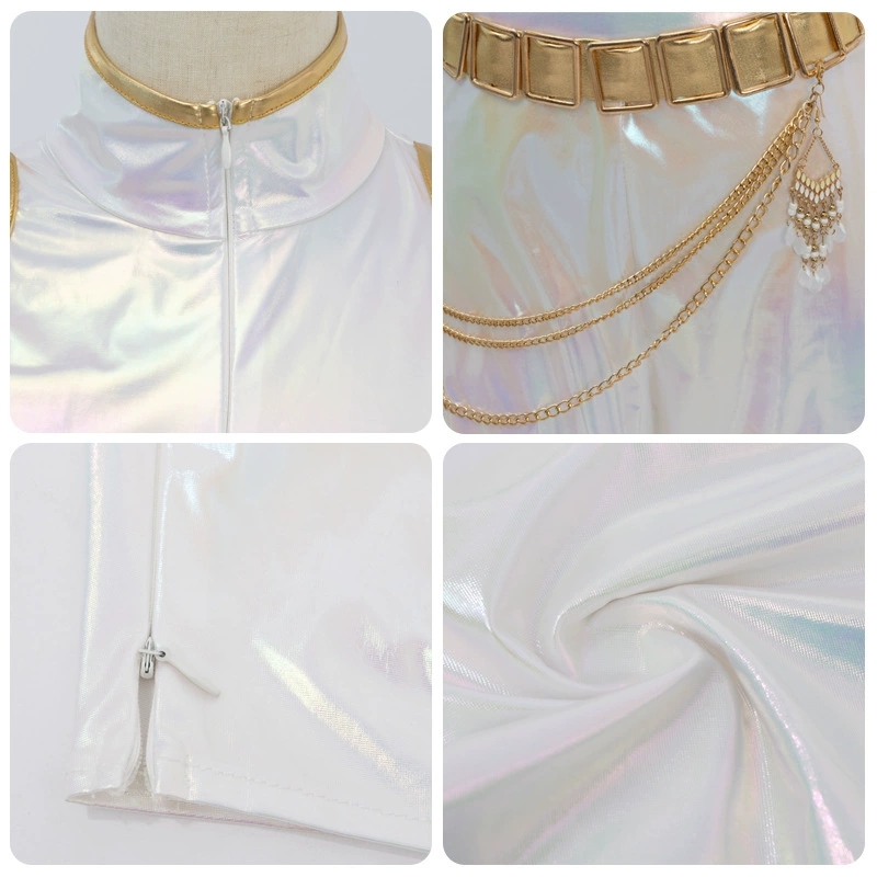 Strój Cosplay Skóra PU Biały S – Anime Cosplay Outfit Girl recenzja i cena