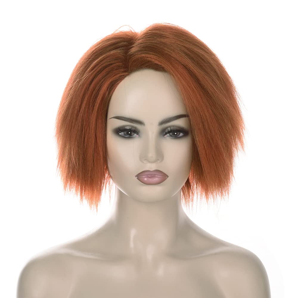 Krótka pomarańczowo-brązowa pe – Anime Cosplay Orange Hair recenzja i cena