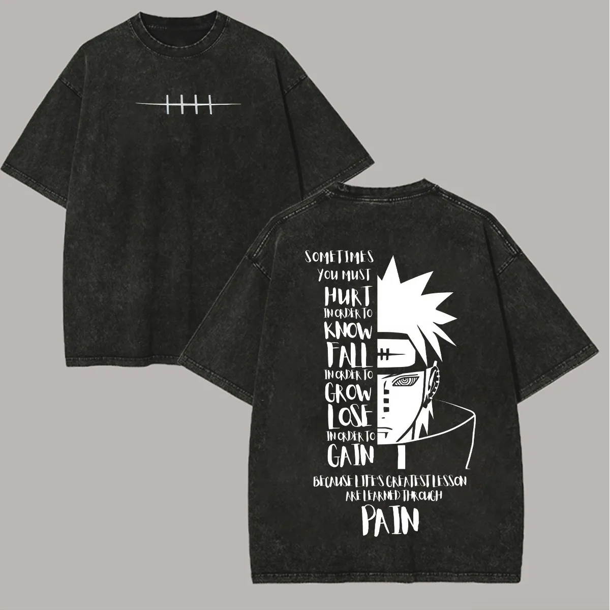 Koszulka Naruto Pain z cytatem – Anime Cosplay Quotes recenzja i cena