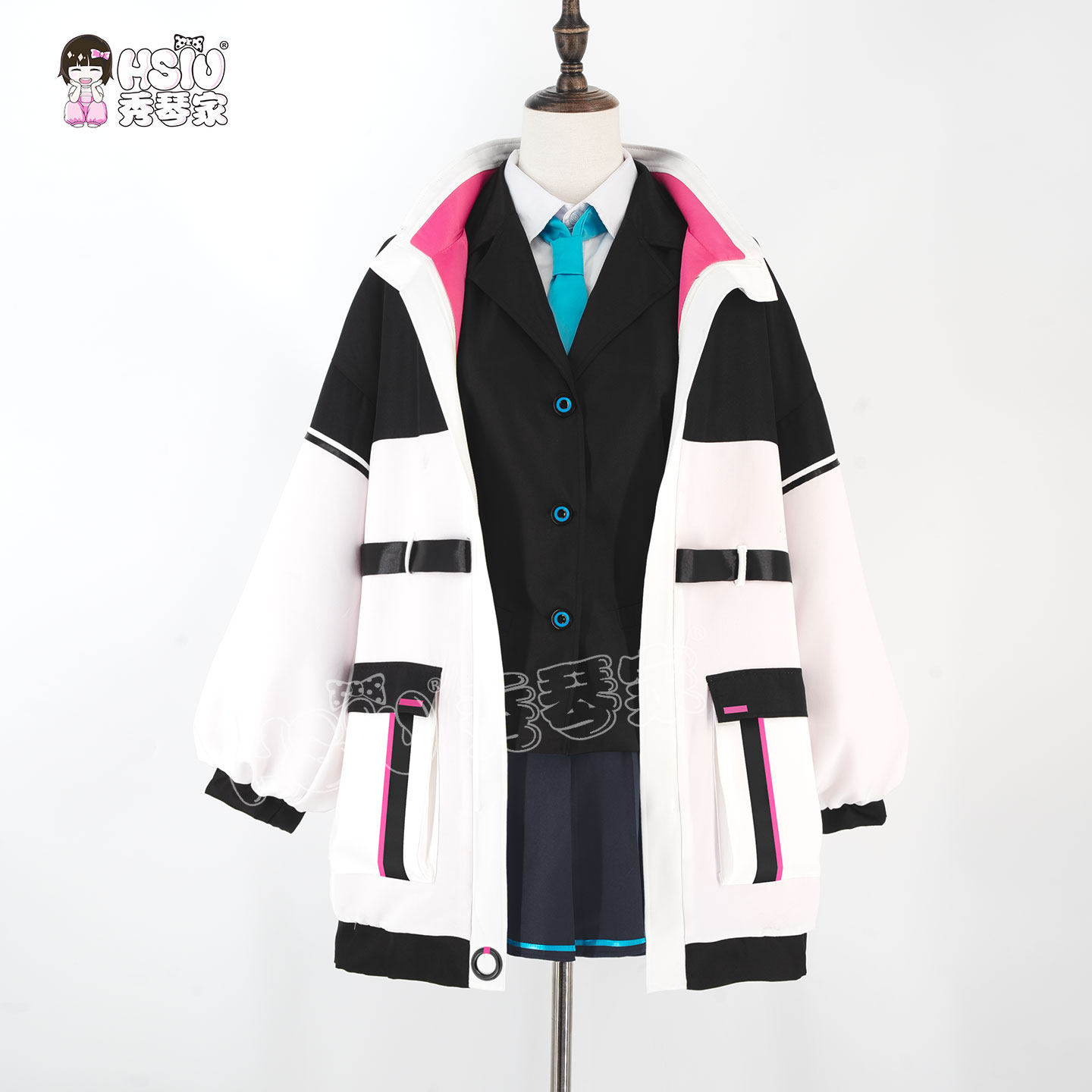 Blue Archive Kei Cosplay Kosti – Anime Cosplay Blue Hair recenzja i cena