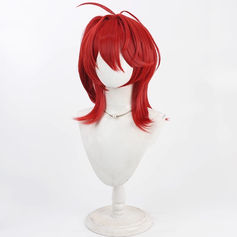 Peruka Cosplay Exusiai Nowy Za – Anime Cosplay Red Hair recenzja i cena