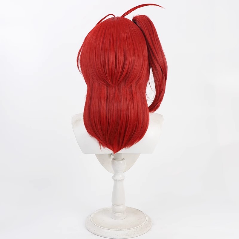 Peruka Cosplay Exusiai Nowy Za – Anime Cosplay Red Hair recenzja i cena