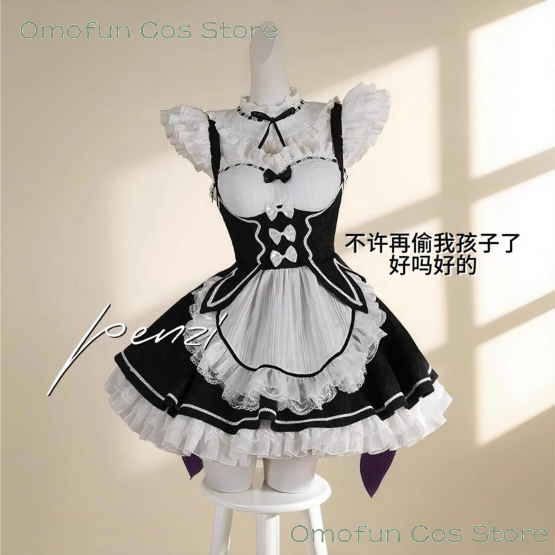 Re:Zero Rem Remu Strój Cosplay – Anime Cosplay Rem recenzja i cena