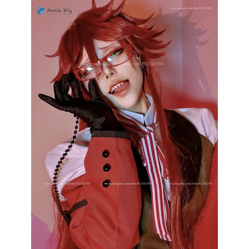 z;3,d'5,g\7/Grelle Sutcliff An – Anime Cosplay Red Hair recenzja i cena