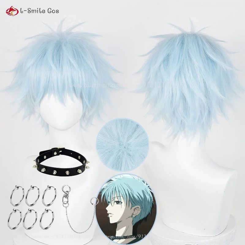 f,5.g'6\j/8,Peruka do cosplayu – Anime Cosplay Blue Hair recenzja i cena