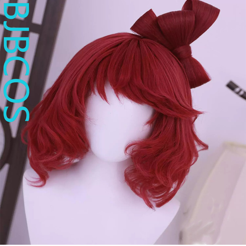 Peruka w stylu Huang Yueying,  – Anime Cosplay Red Hair recenzja i cena
