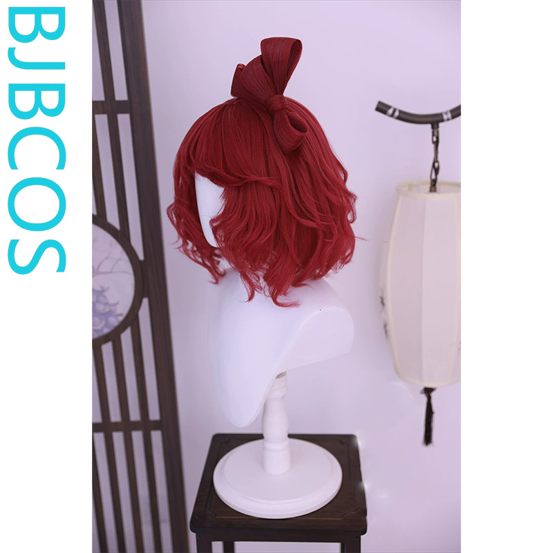 Peruka w stylu Huang Yueying,  – Anime Cosplay Red Hair recenzja i cena