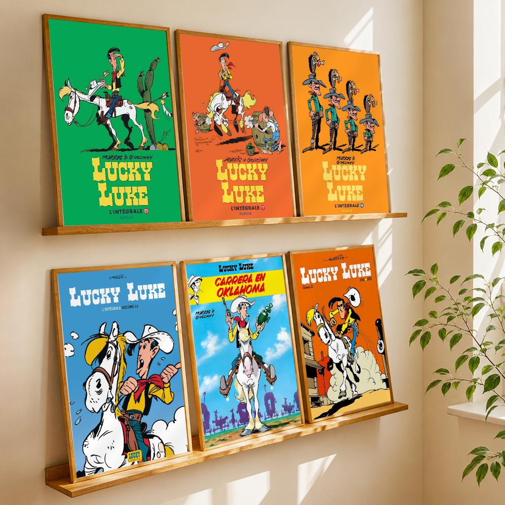Plakat anime L-lucky Luke HD,  – Anime Cosplay Wallpaper recenzja i cena