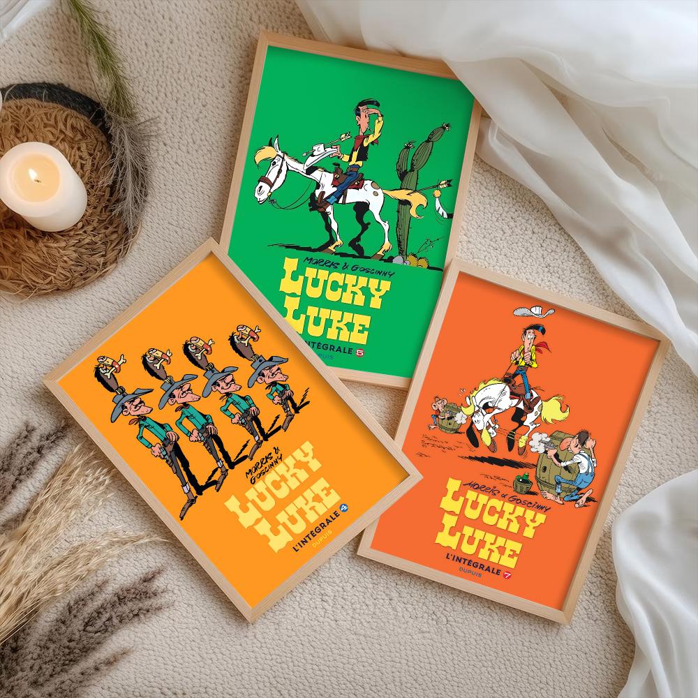 Plakat anime L-lucky Luke HD,  – Anime Cosplay Wallpaper recenzja i cena