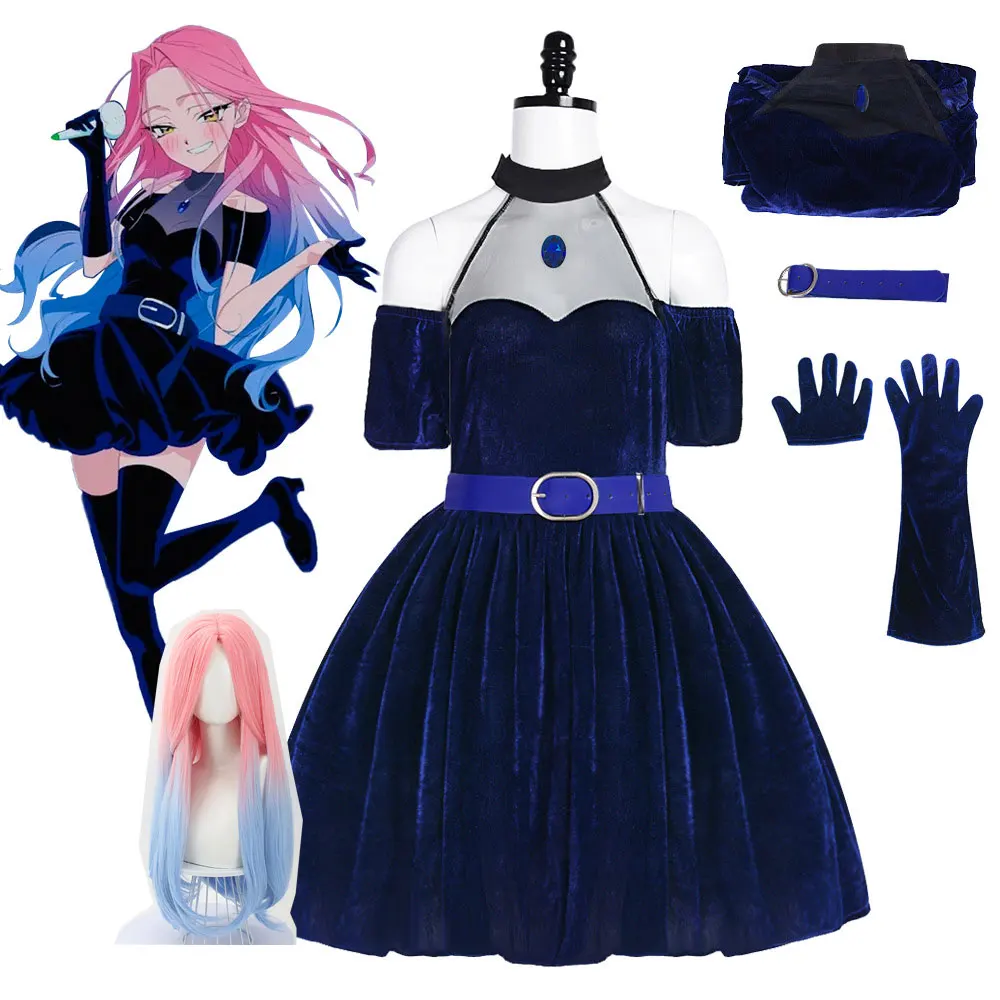 Anime Alien Stage Mizi Sua Str – Anime Cosplay Blue Hair recenzja i cena