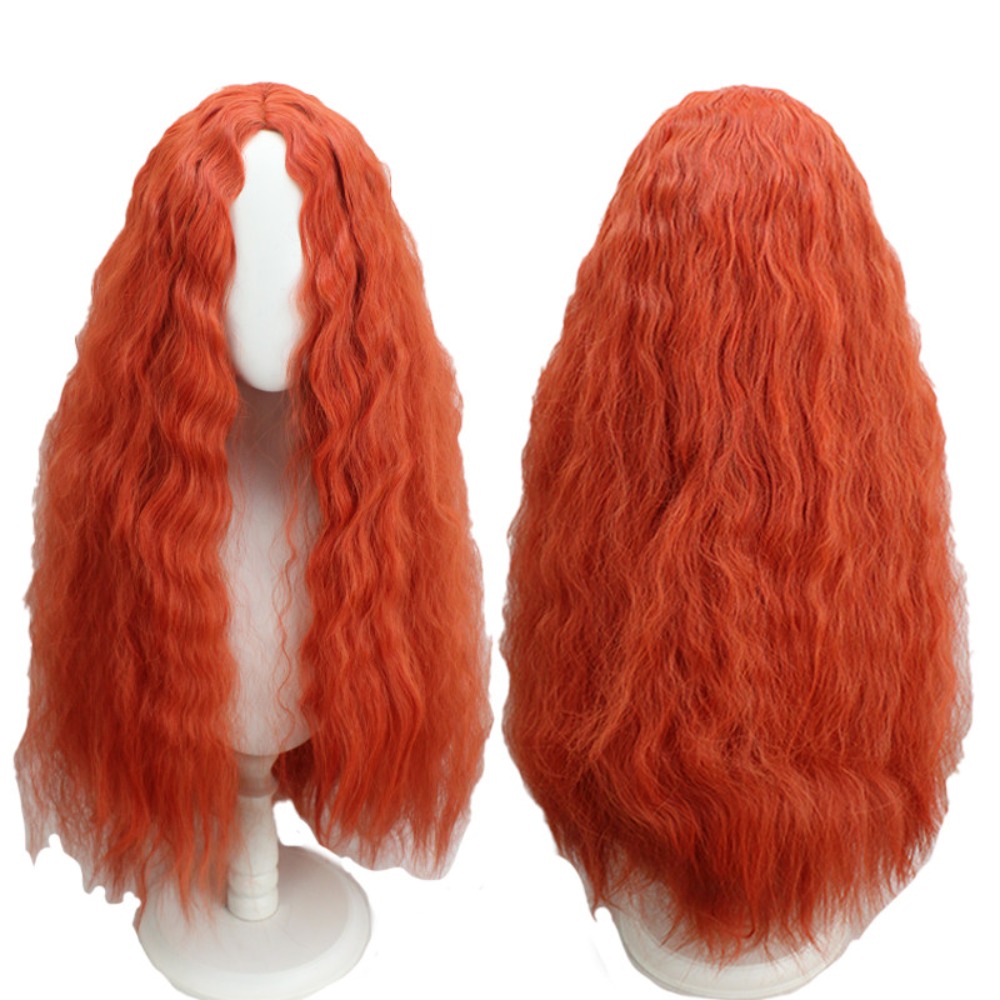 Peruka do cosplayu Malenia, po – Anime Cosplay Orange Hair recenzja i cena