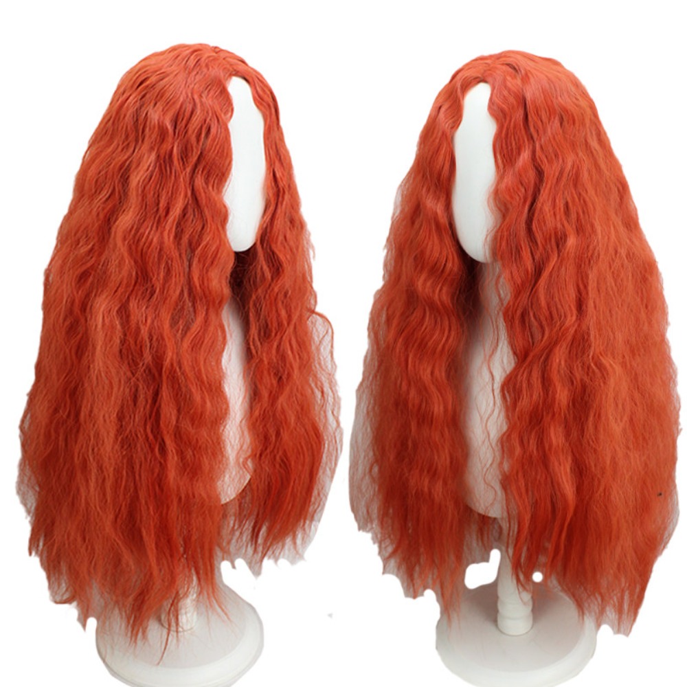 Peruka do cosplayu Malenia, po – Anime Cosplay Orange Hair recenzja i cena