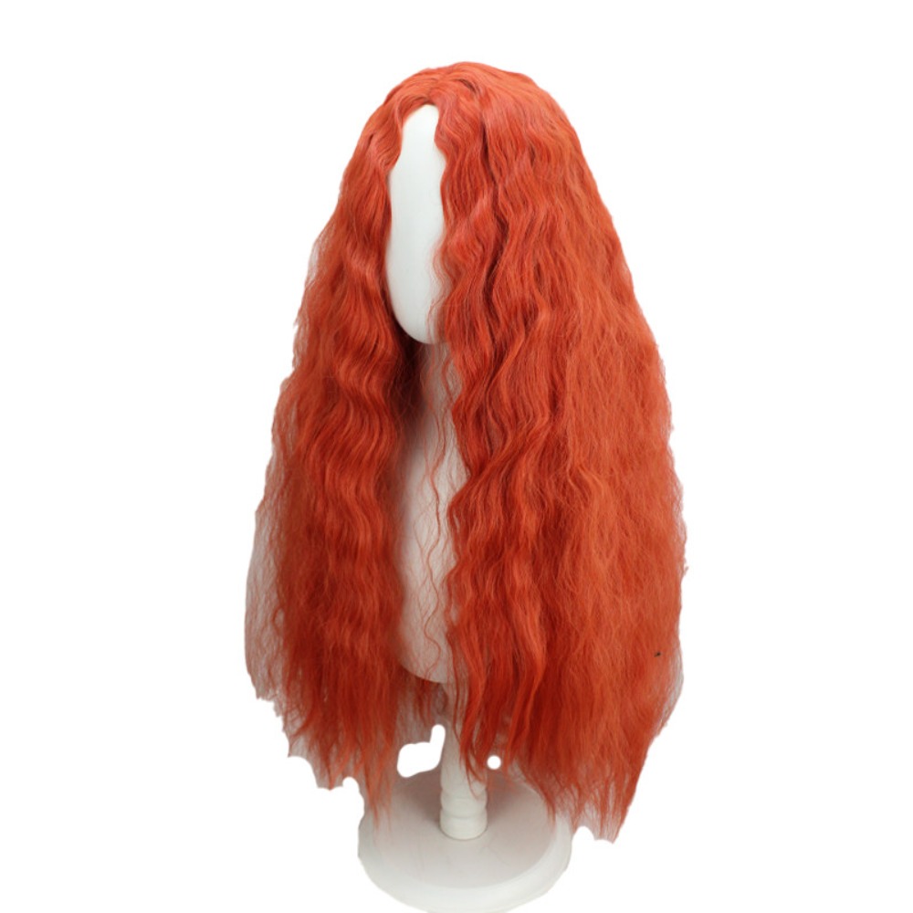 Peruka do cosplayu Malenia, po – Anime Cosplay Orange Hair recenzja i cena