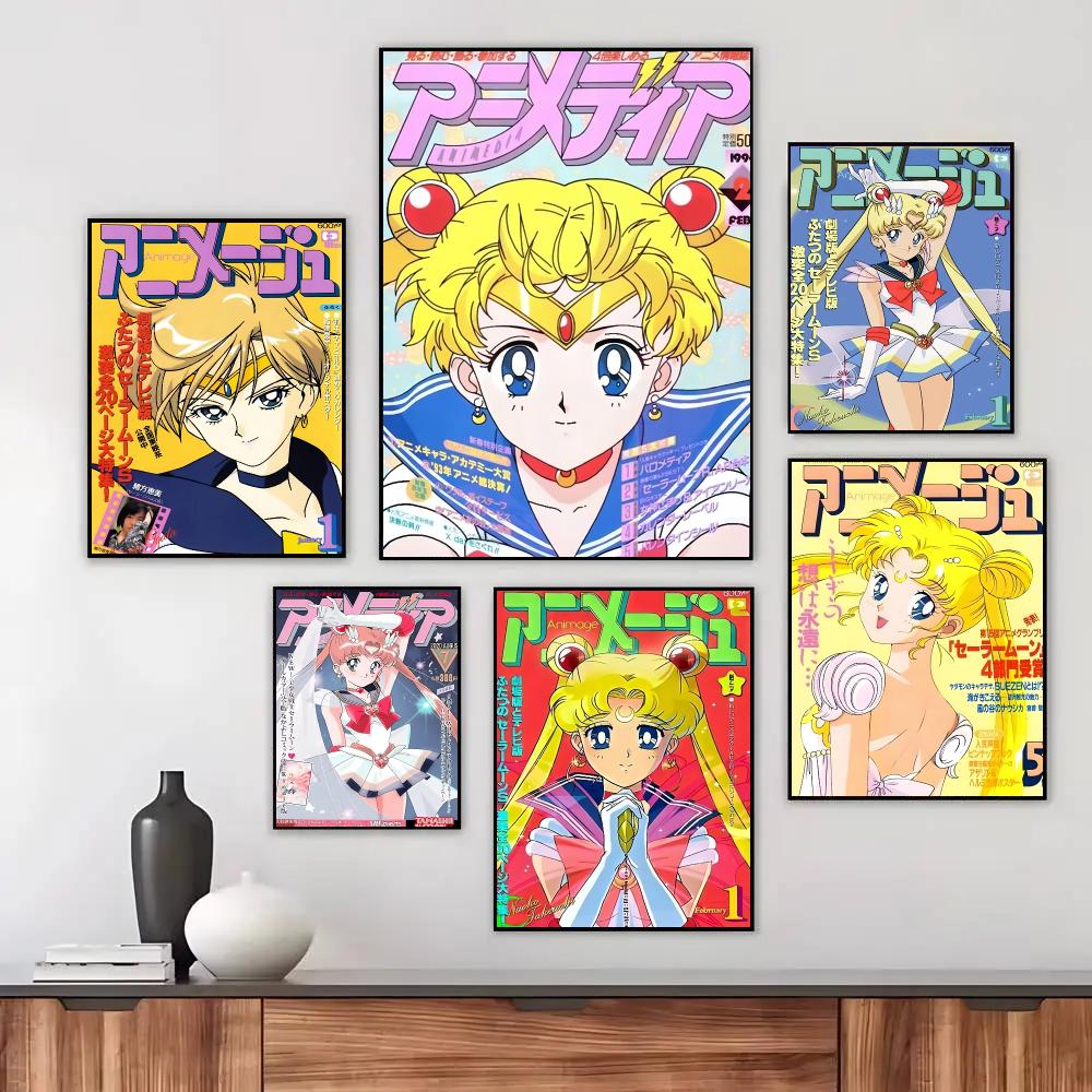 Anime S-Sailor Moon Plakat Dek – Anime Cosplay Wallpaper recenzja i cena