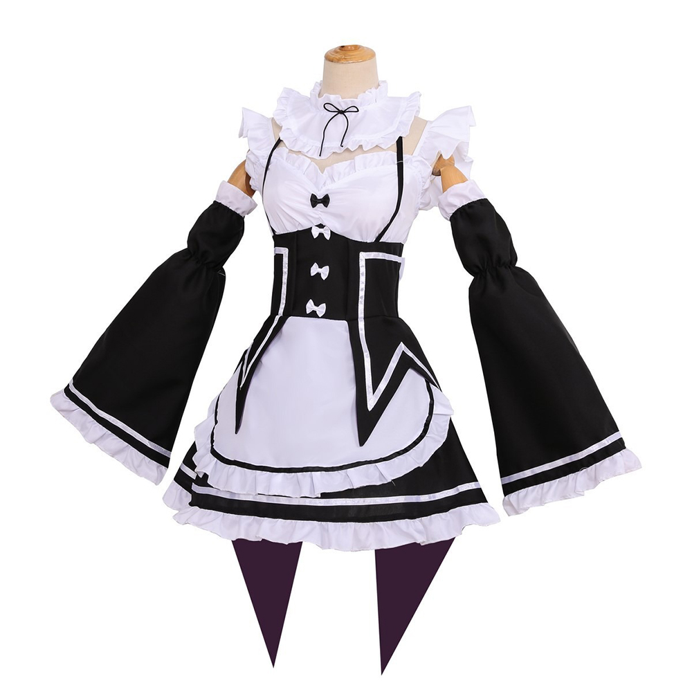 Kostium cosplay Re Zero Ram Re – Anime Cosplay Rem recenzja i cena