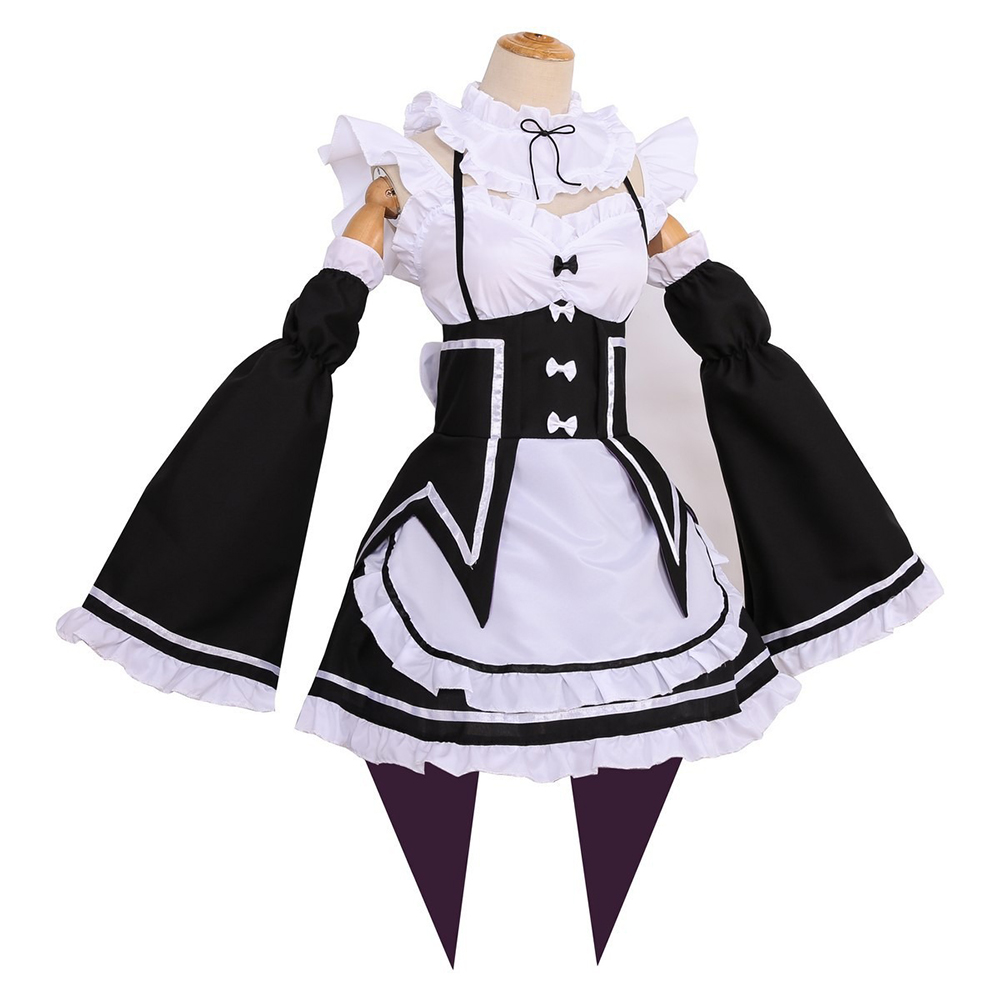 Kostium cosplay Re Zero Ram Re – Anime Cosplay Rem recenzja i cena